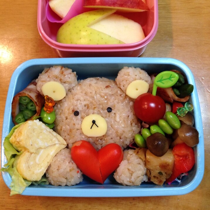 キャラ弁 リラックマ レシピ 作り方 By ヘビロテ36 楽天レシピ キャラ弁 リラックマ レシピ 作り方 By ヘビロテ36 楽天レシピ